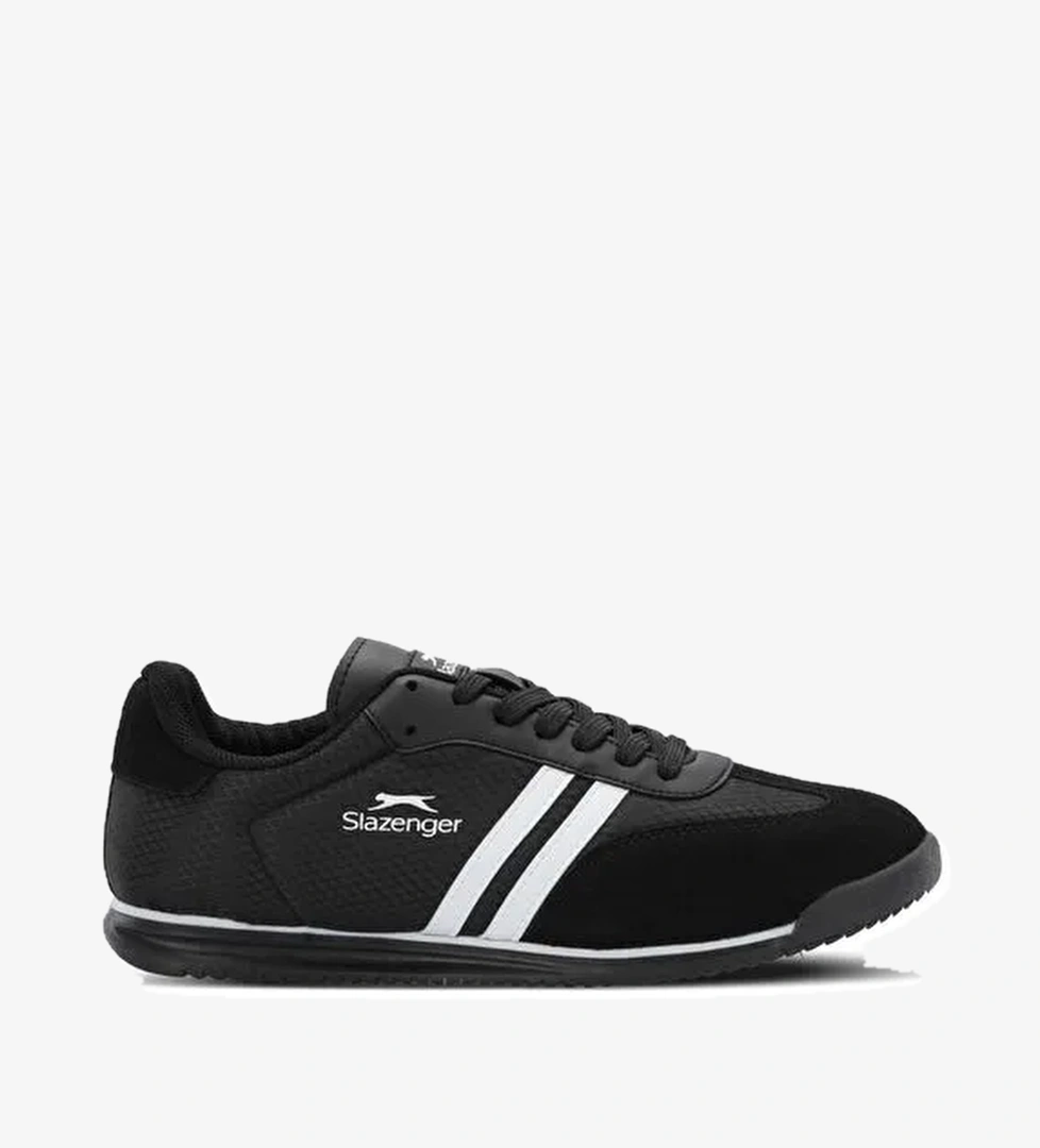 Slazenger MAKER I Erkek Sneaker Ayakkabı Siyah / Beyaz - Görsel 1