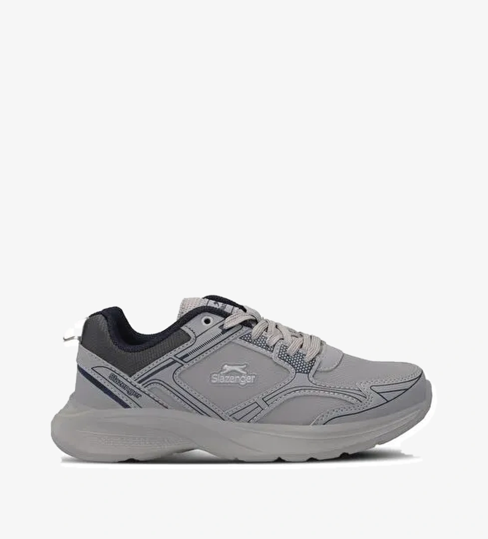 Slazenger GIMA Kadın Sneaker Ayakkabı Gri / Lacivert - Görsel 1