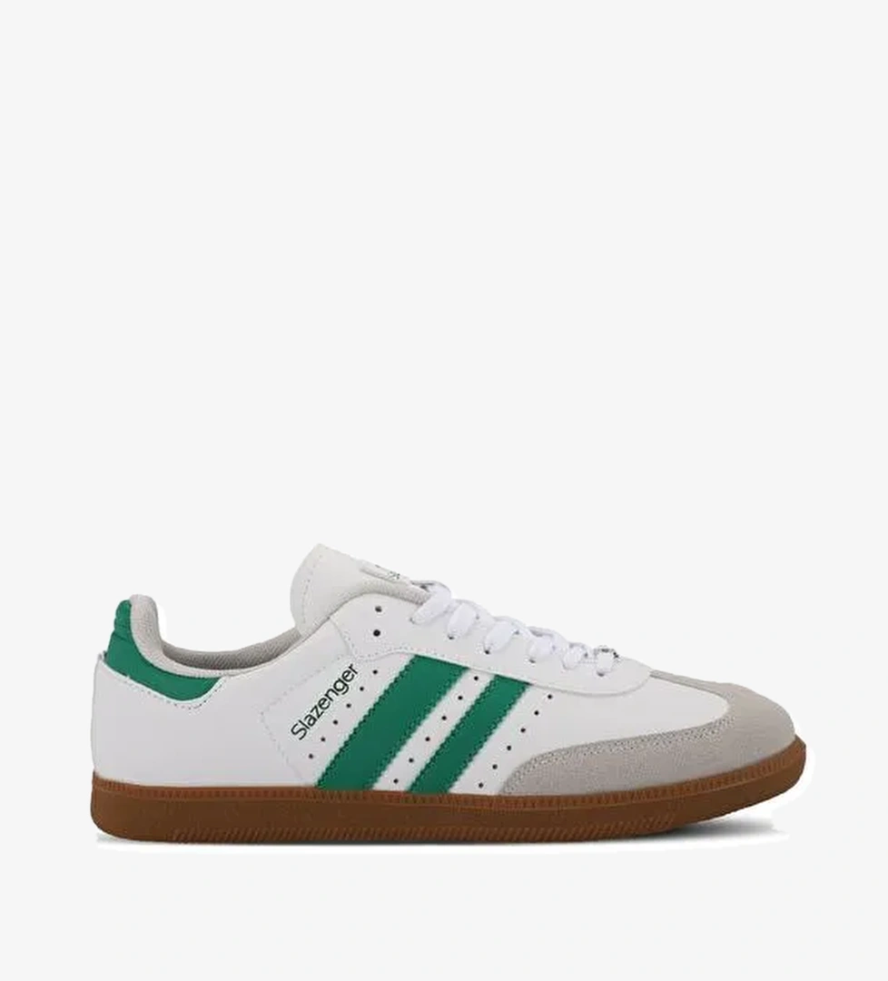 Slazenger PING Erkek Sneaker Ayakkabı Beyaz / Yeşil - Görsel 1