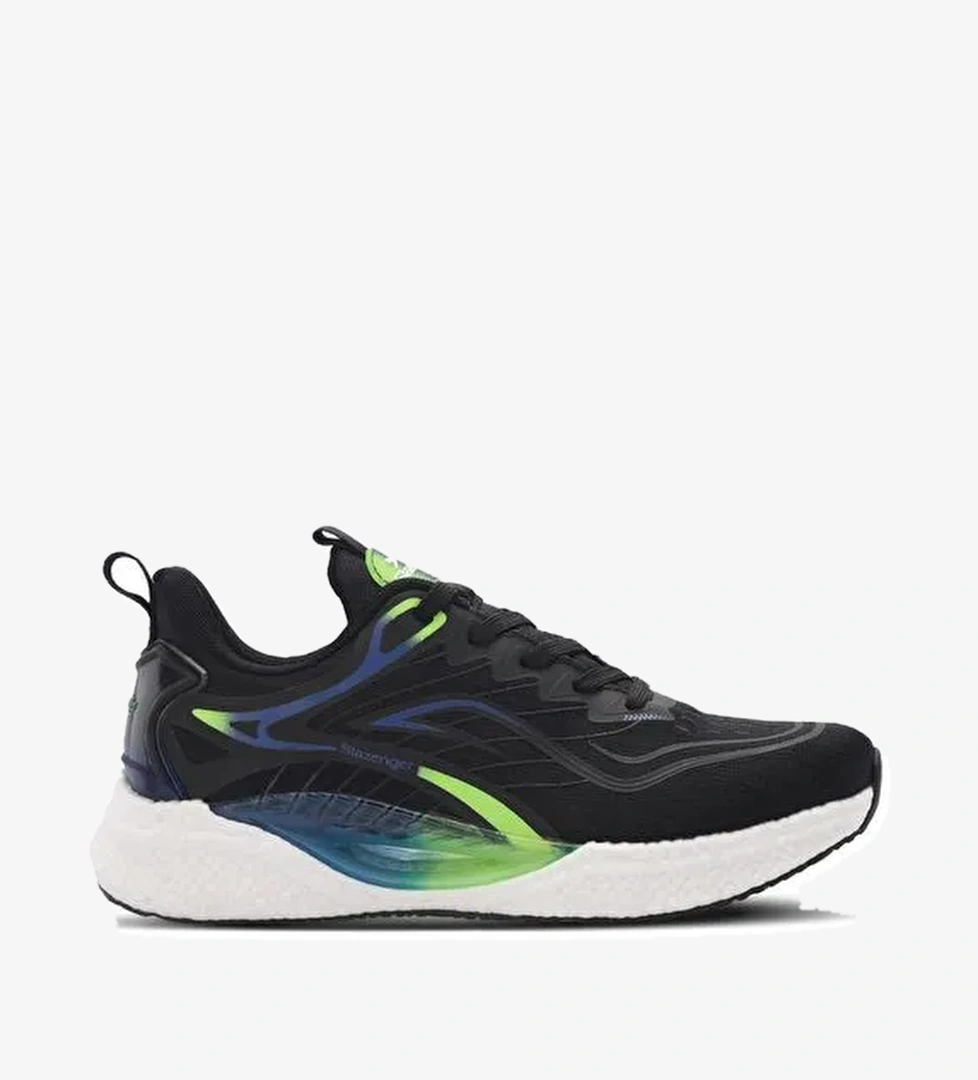 Slazenger WARWICK Erkek Sneaker Ayakkabı Siyah / Mavi - Görsel 1