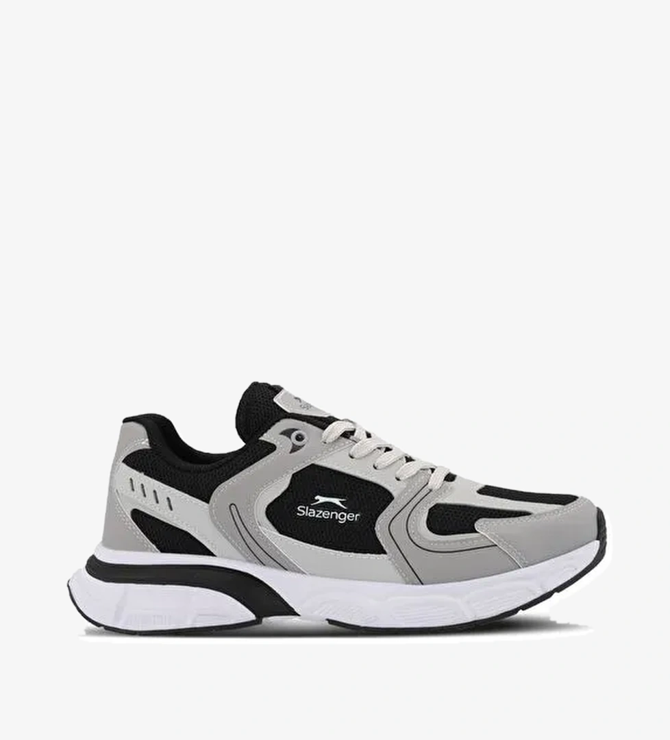 Slazenger ZEX Erkek Sneaker Ayakkabı Siyah / Gri - Görsel 1