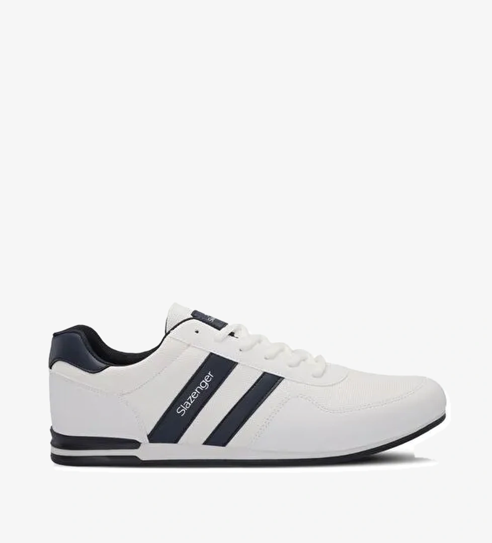 Slazenger OMEGA IN Büyük Beden Erkek Sneaker Ayakkabı Beyaz / Lacivert - Görsel 1
