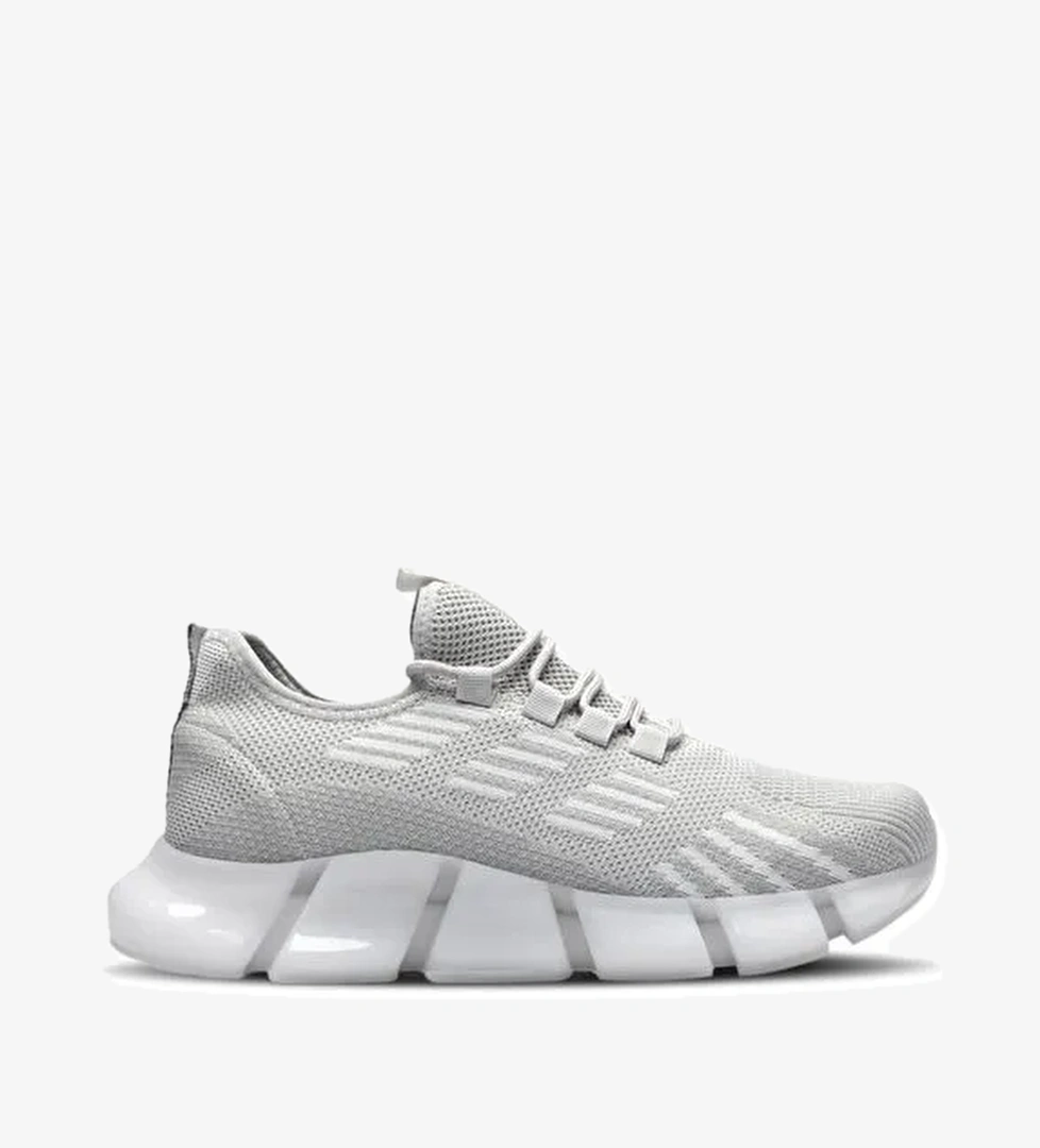Slazenger ZANDER Erkek Sneaker Ayakkabı Gri / Beyaz - Görsel 1
