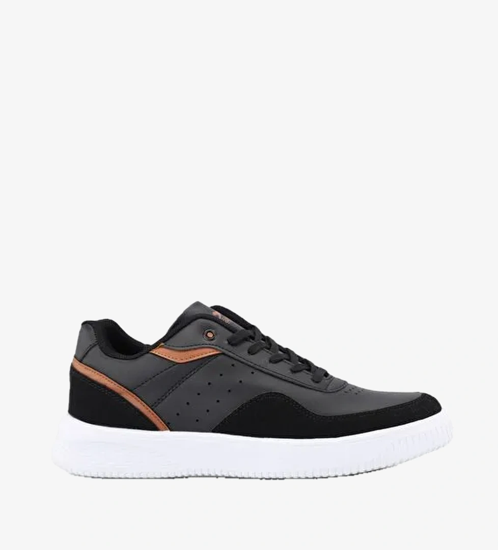 Slazenger DARK I Erkek Sneaker Ayakkabı Siyah / Taba - Görsel 1