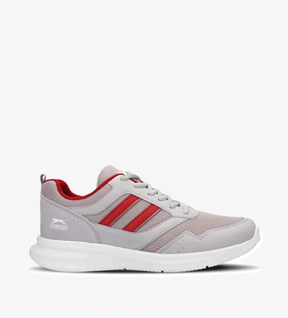 Slazenger OMIROS I Erkek Sneaker Ayakkabı Gri / Kırmızı - Görsel 1