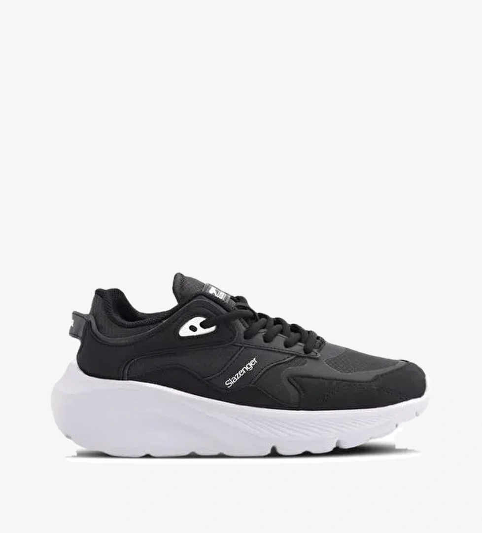 Slazenger POEM I Kadın Sneaker Ayakkabı Siyah / Beyaz - Görsel 1
