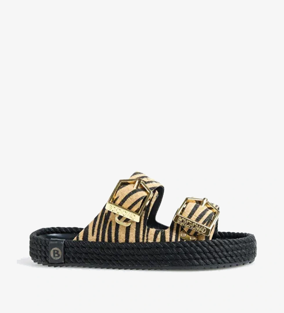 Bohonomad Siyah Kadın Terlik SYD20-ZEB - Görsel 1