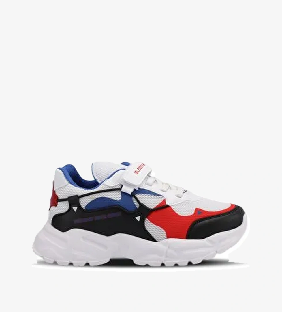 Slazenger KEKOA IN Erkek Çocuk Sneaker Ayakkabı Beyaz / Saks Mavi - Görsel 1