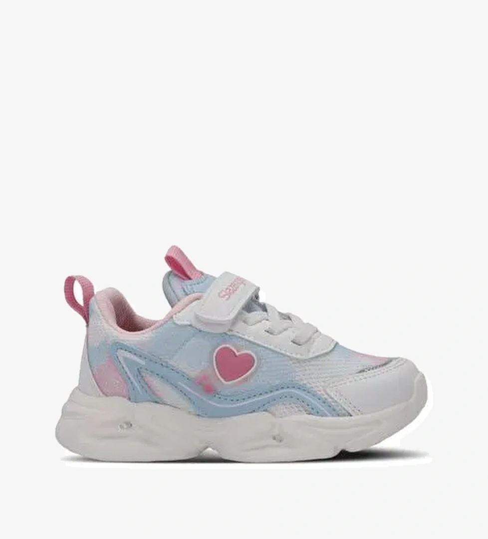 Slazenger KLARION Kız Çocuk Sneaker Ayakkabı Beyaz / Mavi - Görsel 1