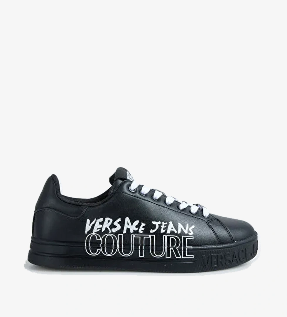Versace Jeans Couture Siyah Erkek Sneaker FONDO COURT 88 DIS. SKC - Görsel 1