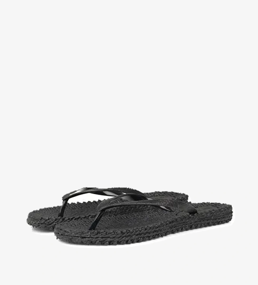 Ilse Jacobsen Siyah Kadın Plaj Terliği CHEERFUL01