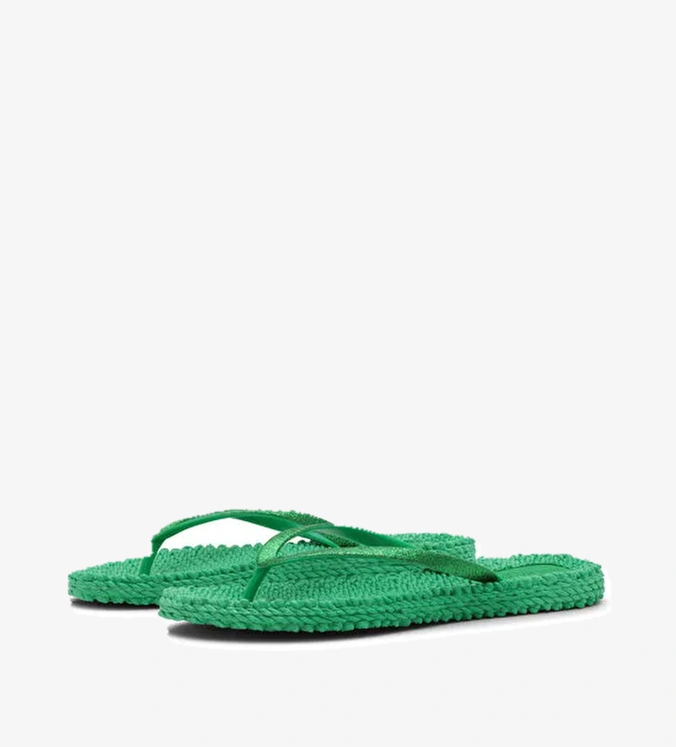 Ilse Jacobsen Yeşil Kadın Plaj Terliği CHEERFUL01