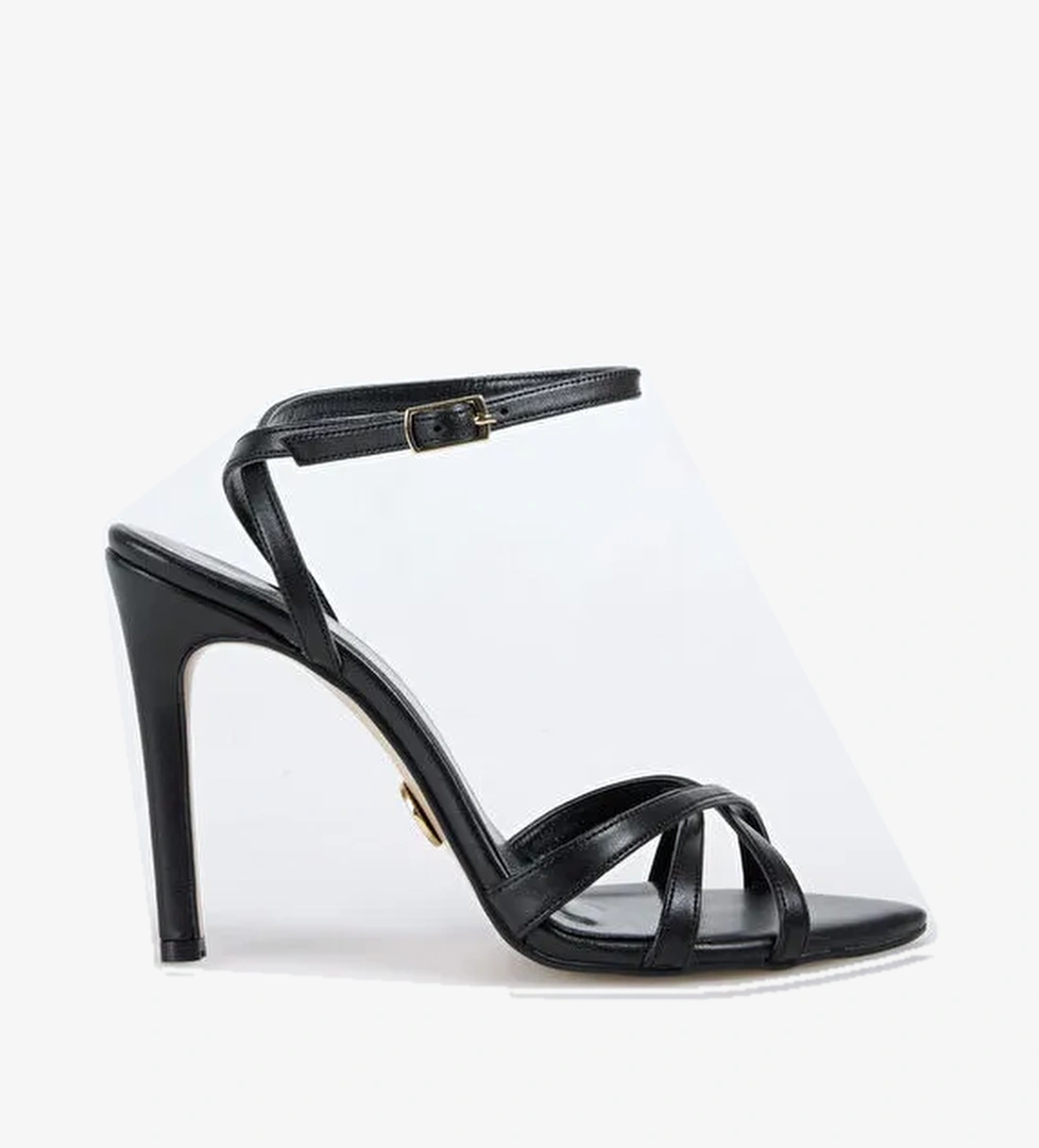 Fabrika Siyah Kadın Topuklu Ayakkabı ARIEL