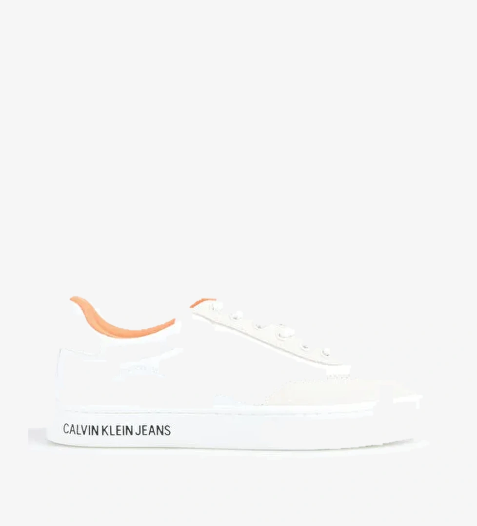 Calvin Klein Ekru Erkek Sneaker CLASSIC CUPSOLE SU SOFTNY - Görsel 1