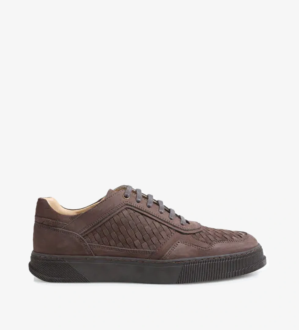 George Hogg Kahverengi Erkek Deri Sneaker 18-165-ND-5SS