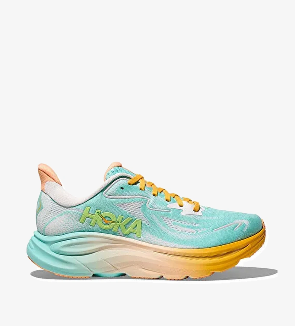 HOKA 1162031Clifton 10 Mavi Kadın Koşu Ayakkabısı - Görsel 1