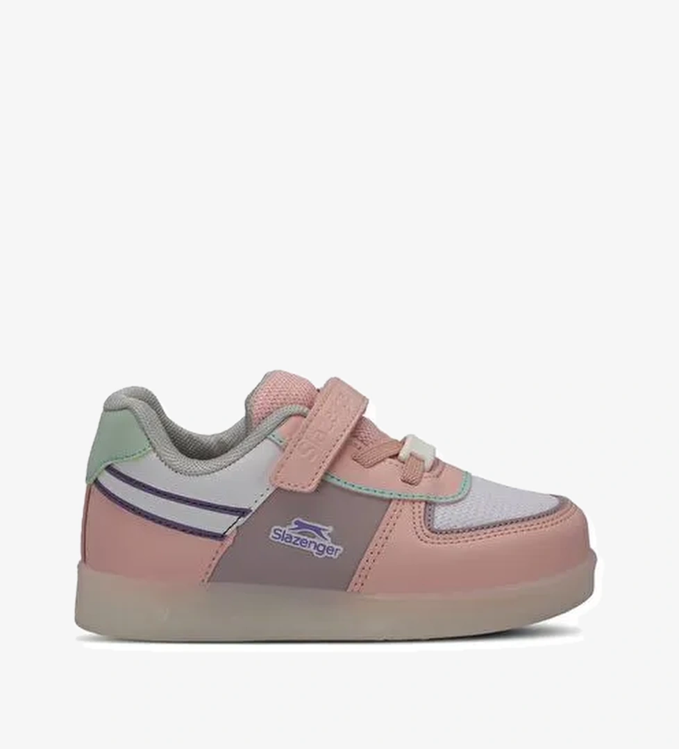 Slazenger PERLE Çocuk Sneaker Ayakkabı Beyaz / Pembe - Görsel 1