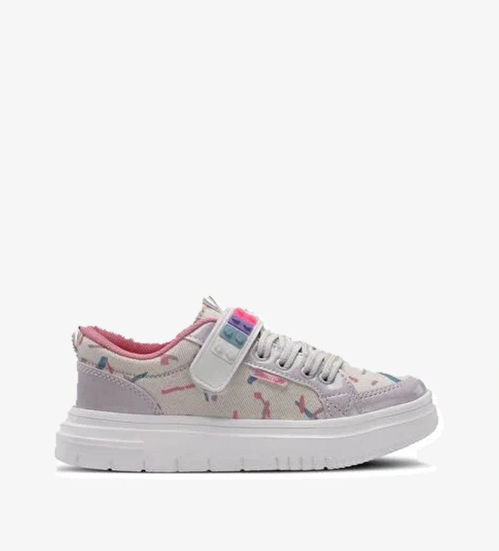 Slazenger NUMANCIA Kız Çocuk Sneaker Ayakkabı Beyaz / Pembe - Görsel 1