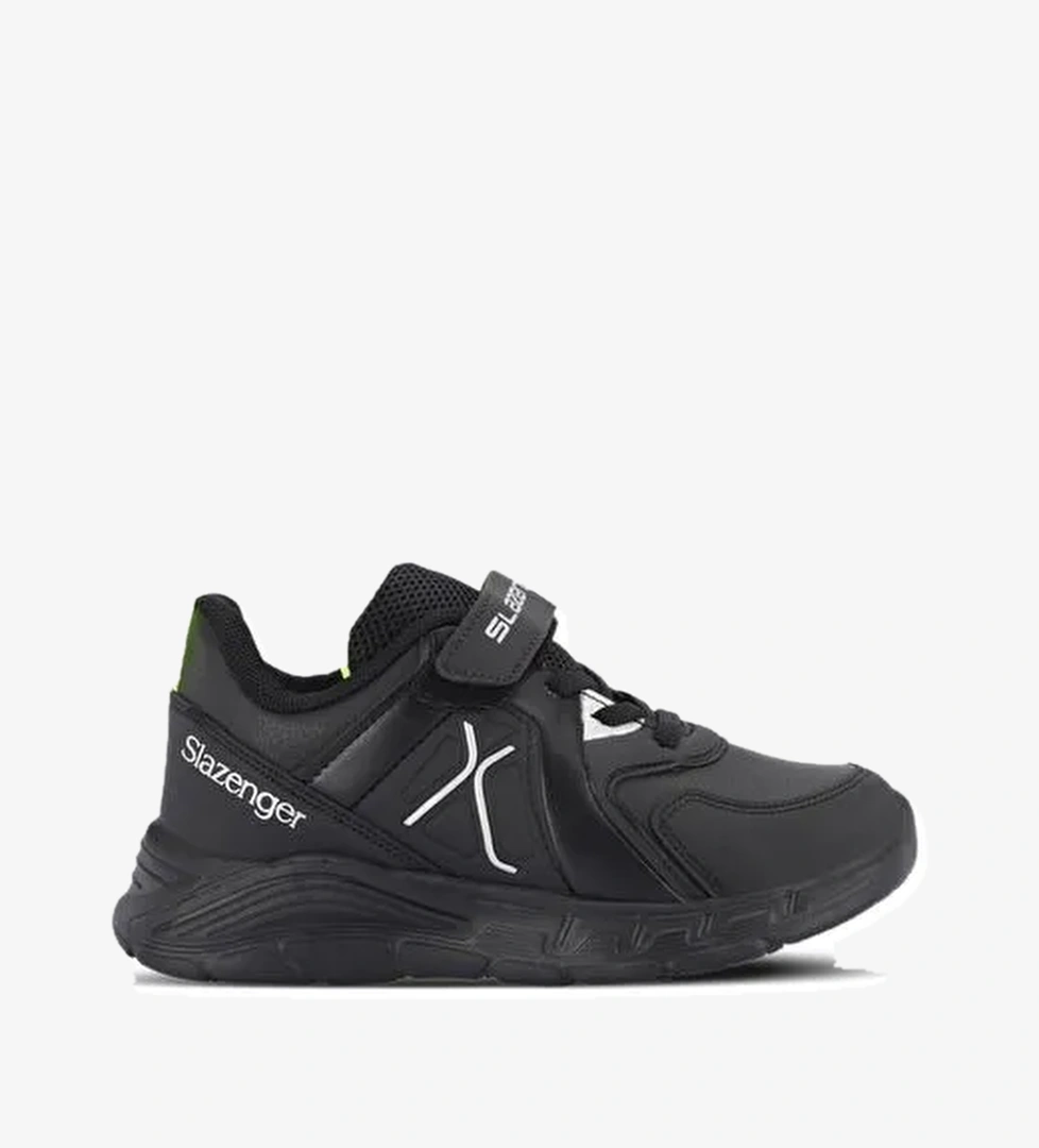 Slazenger VACATION I Erkek Çocuk Sneaker Ayakkabı Siyah / Siyah - Görsel 1