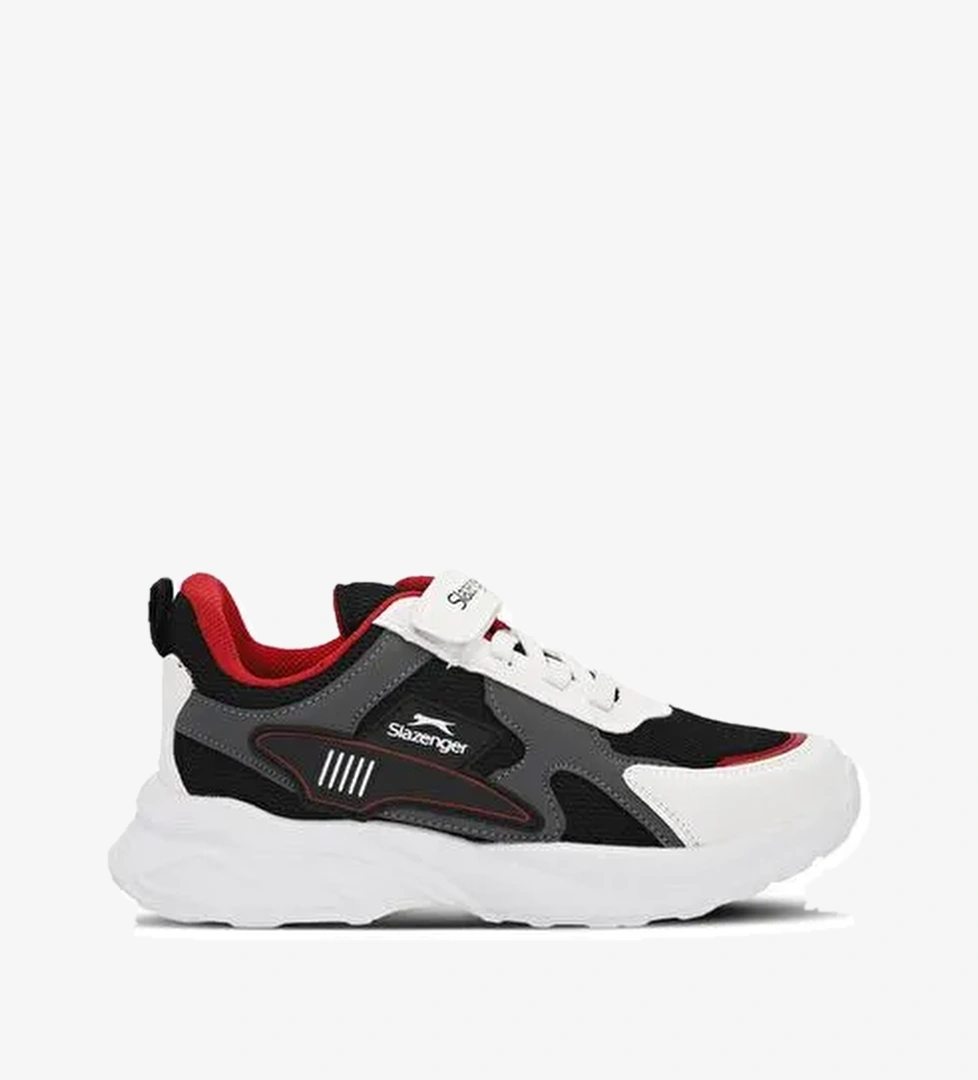 Slazenger KEMBA Erkek Çocuk Sneaker Ayakkabı Beyaz / Siyah - Görsel 1