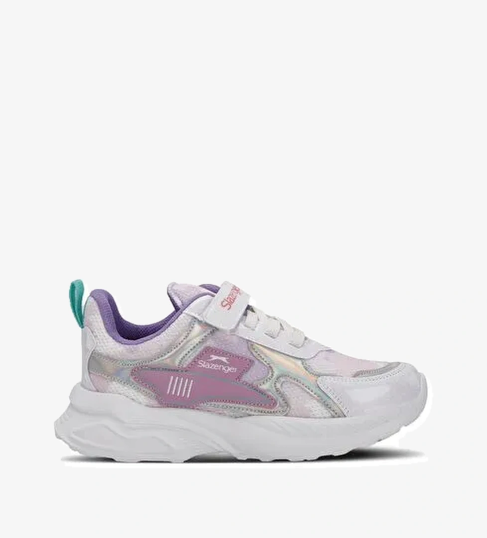 Slazenger KEMBA Kız Çocuk Sneaker Ayakkabı Beyaz / Lila - Görsel 1