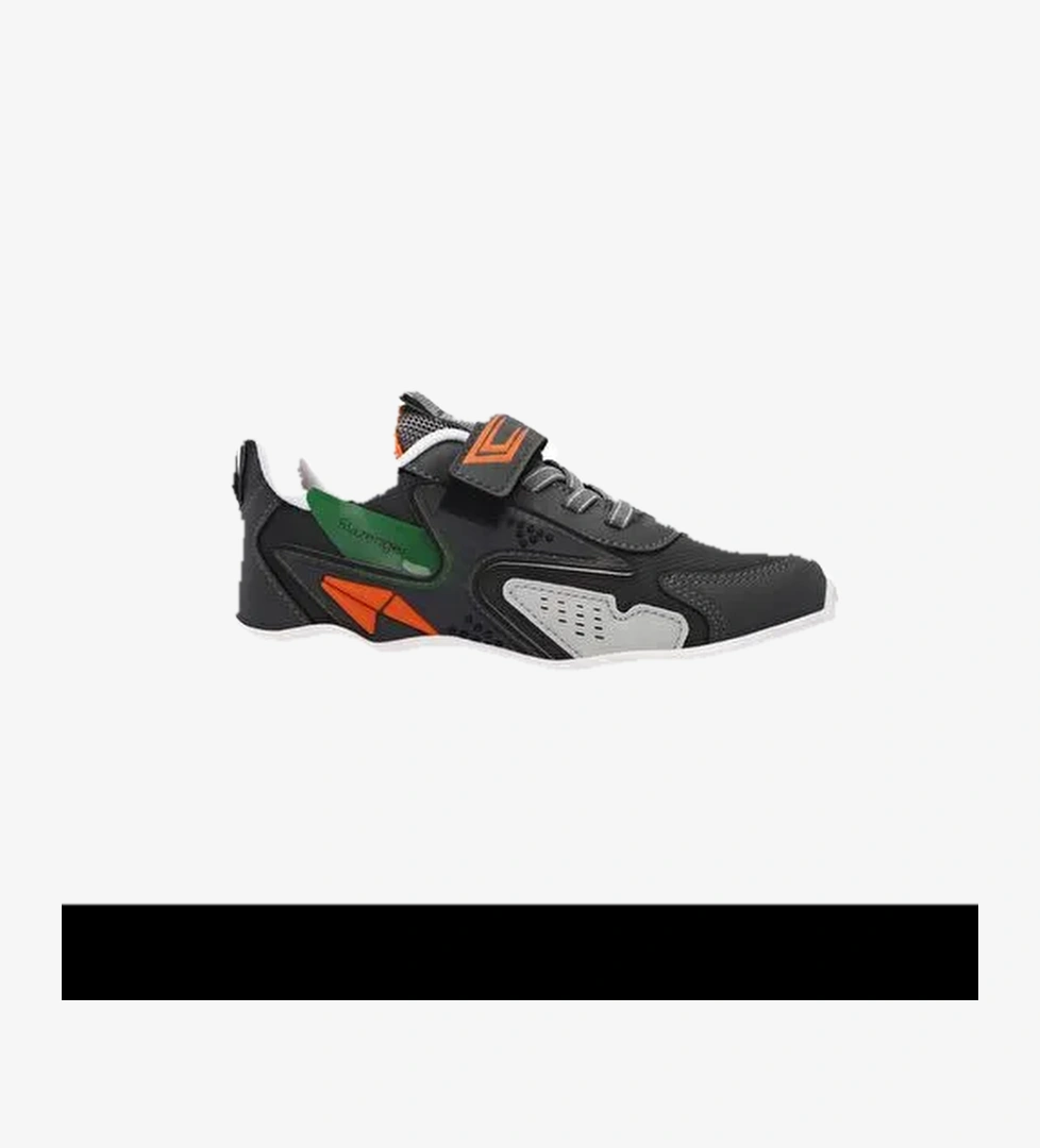 Slazenger NABIL Unisex Çocuk Sneaker Ayakkabı Koyu Gri - Görsel 1