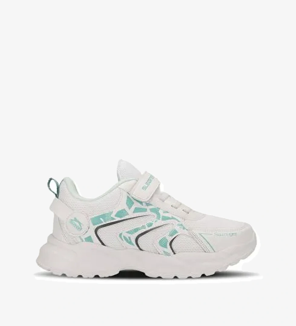 Slazenger KANNER I Kız Çocuk Sneaker Ayakkabı Beyaz / Yeşil - Görsel 1