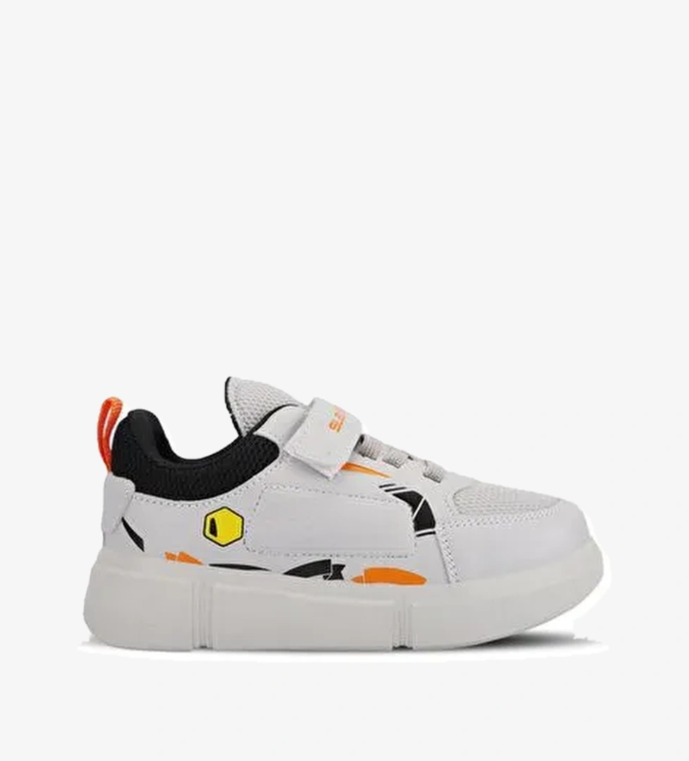 Slazenger KEPA IN Erkek Çocuk Sneaker Ayakkabı Gri / Siyah - Görsel 1