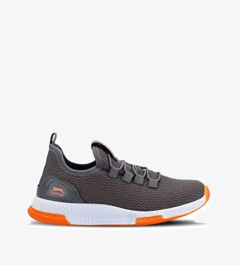 Slazenger ABENA I Erkek Çocuk Sneaker Ayakkabı Koyu Gri / Turuncu - Görsel 1