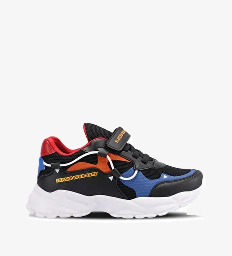 Slazenger KEKOA IN Erkek Çocuk Sneaker Ayakkabı Siyah / Mavi - Görsel 1