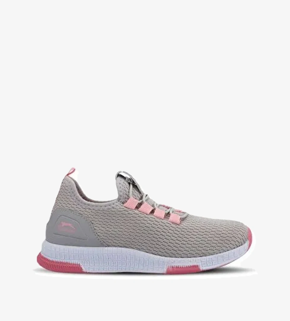 Slazenger ABENA I Kız Çocuk Sneaker Ayakkabı Gri / Pembe - Görsel 1