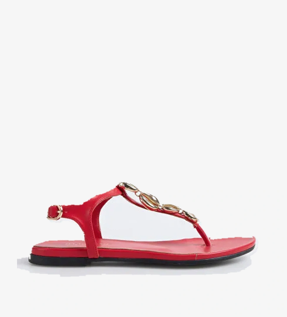 F By Fabrika Kırmızı Kadın Sandalet LULE