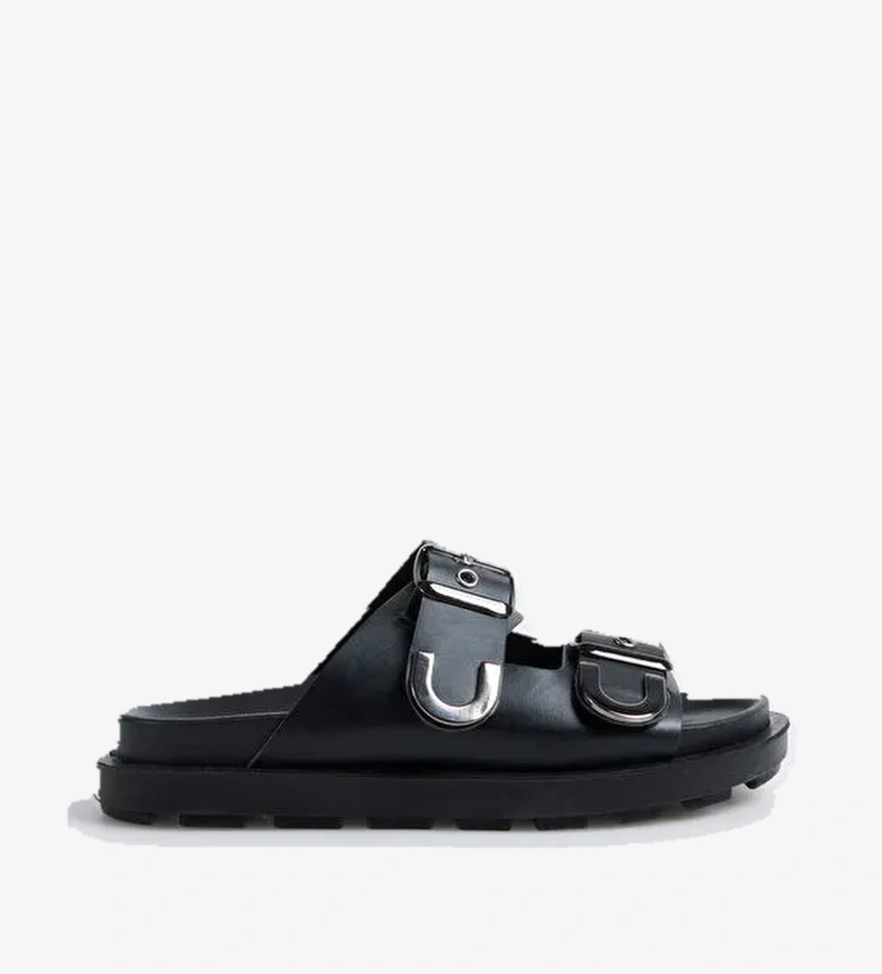 F By Fabrika F By Fabrika Siyah Bej Kadın Terlik Alicia model görseli