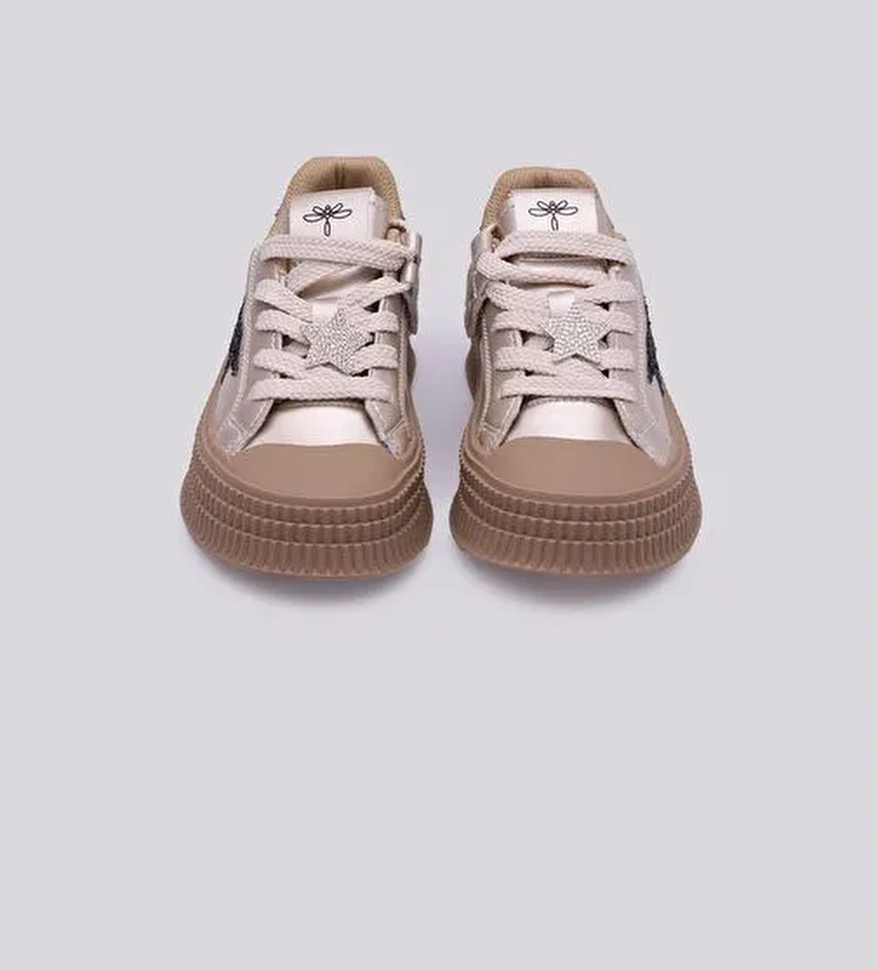 BG Store Kız Çocuk Gümüş Ayakkabı - Görsel 1