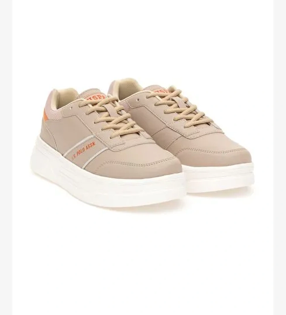 U.S. Polo Assn. Kadın Bej Spor Ayakkabı 50306257-VR011 - Görsel 1