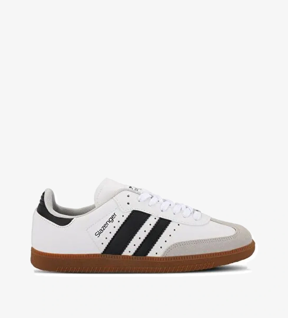 Slazenger PING Kadın Sneaker Ayakkabı Beyaz / Siyah - Görsel 1