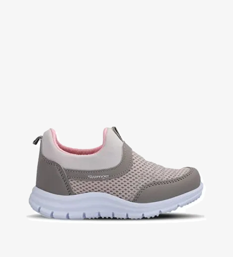 Slazenger EVA Kız Çocuk Sneaker Ayakkabı Gri / Pembe - Görsel 1