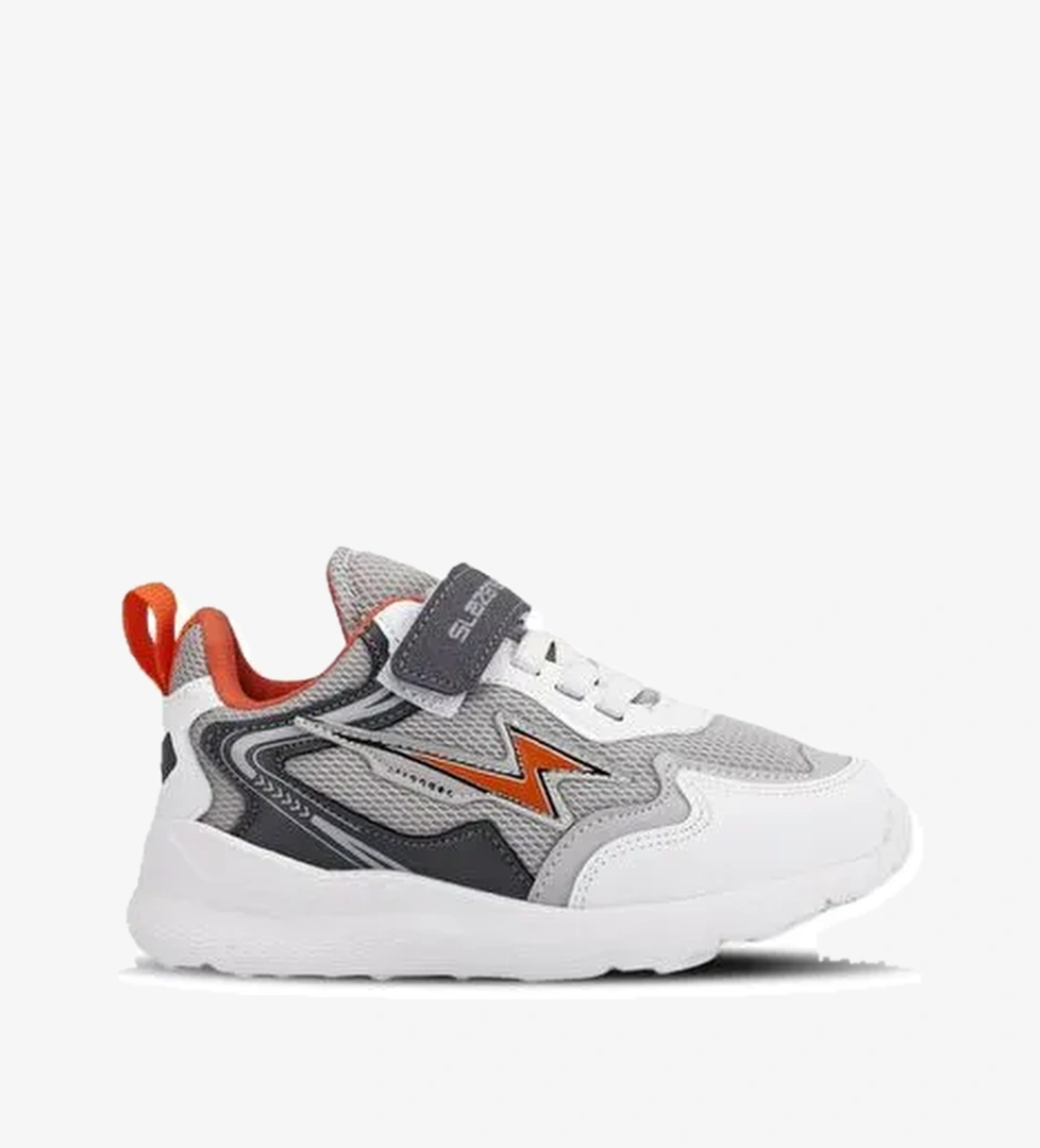 Slazenger KAORU IN Kız Çocuk Sneaker Ayakkabı Gri / Turuncu - Görsel 1