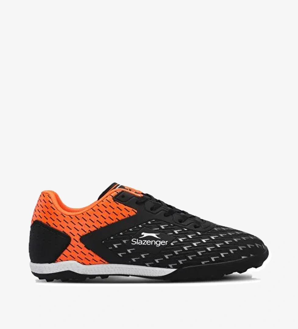 Slazenger CYCLE I Erkek Futbol Ayakkabı Siyah / Turuncu - Görsel 1