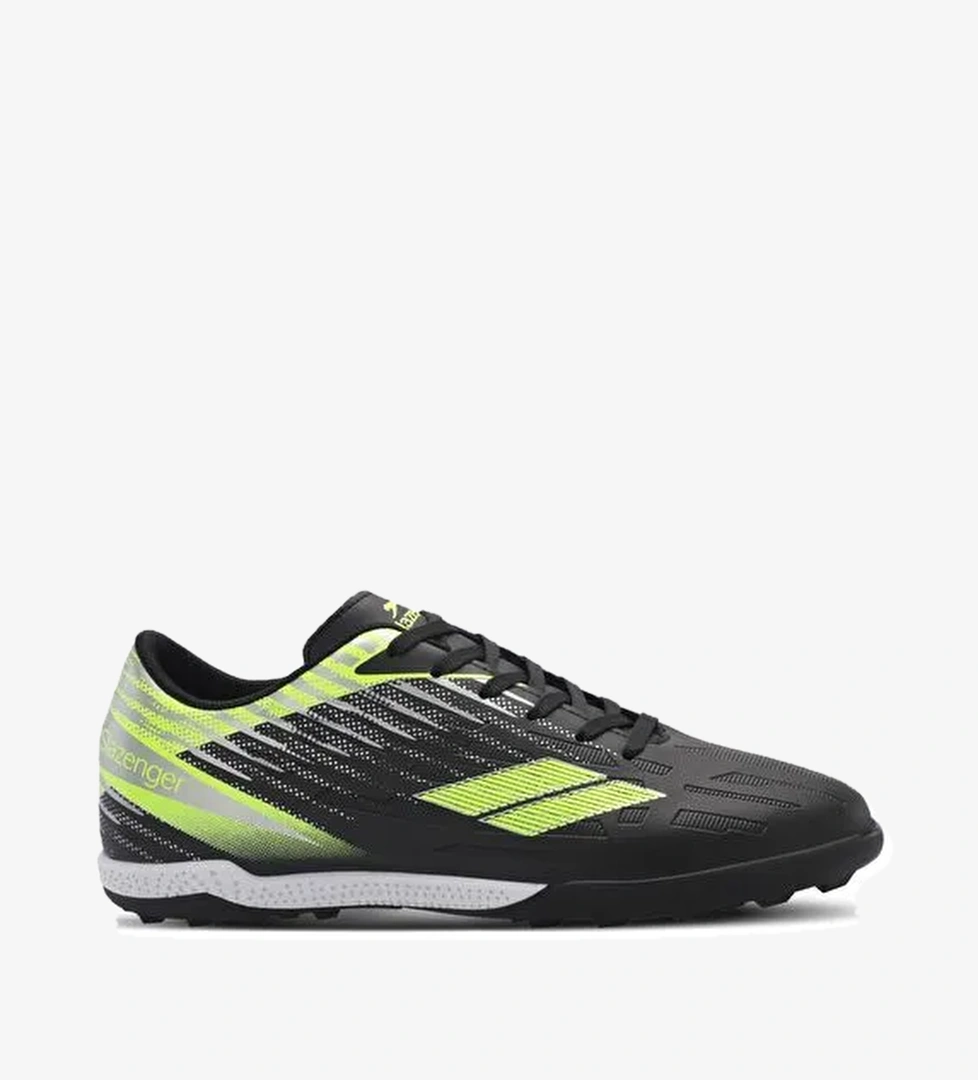 Slazenger CAMBLY Erkek Futbol Ayakkabı Siyah / Yeşil - Görsel 1
