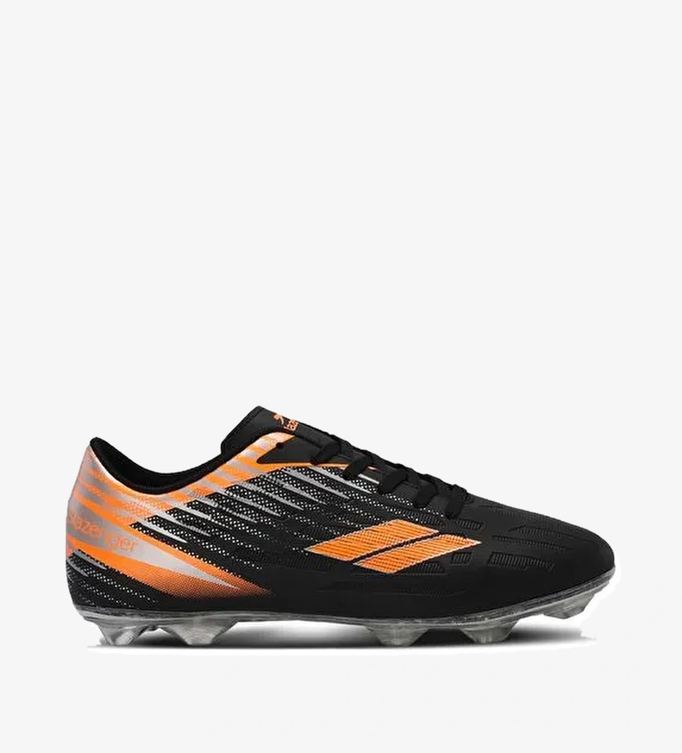 Slazenger CAMBLY Erkek Futbol Ayakkabı Siyah / Turuncu - Görsel 1
