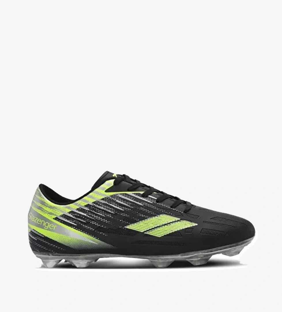 Slazenger CAMBLY Erkek Futbol Ayakkabı Siyah / Yeşil - Görsel 1