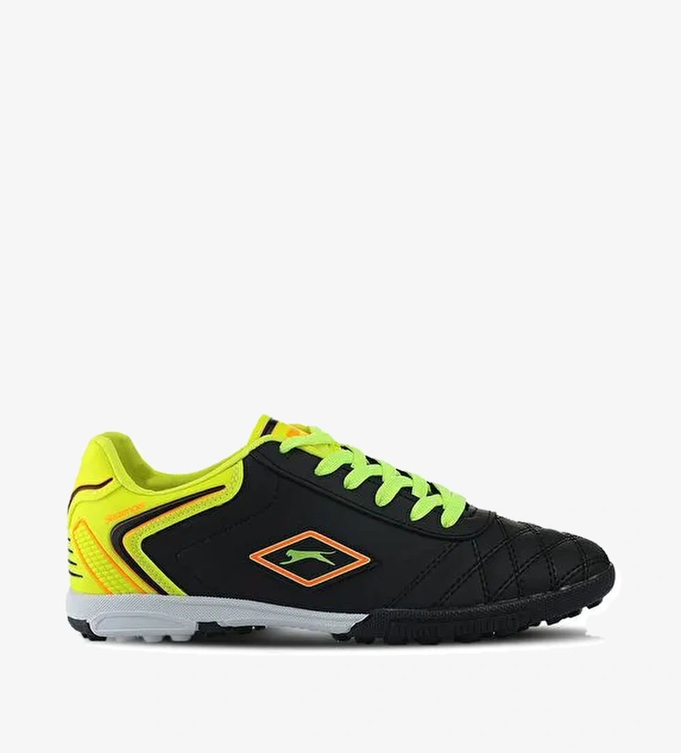 Slazenger HUGO HS Erkek Futbol Ayakkabı Siyah / Sarı - Görsel 1