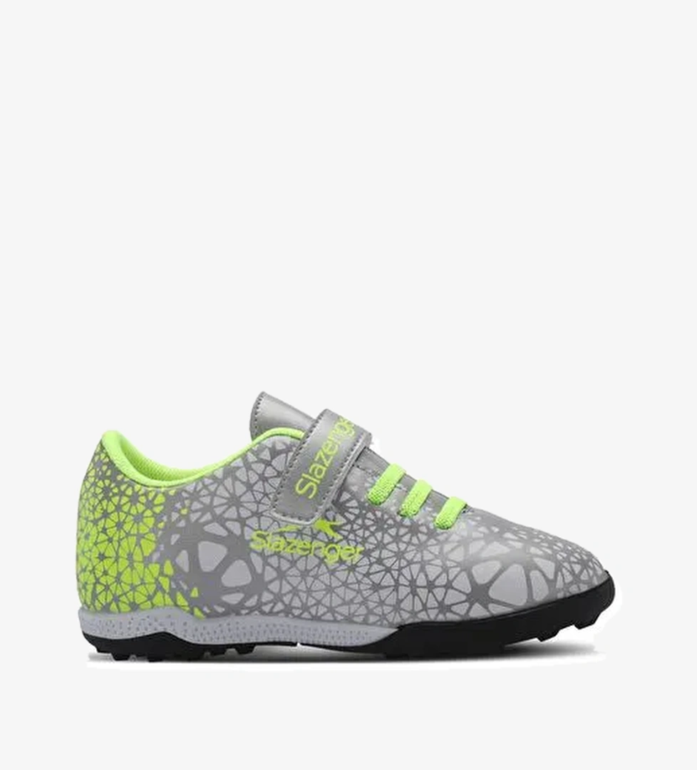 Slazenger CRYSTAL Unisex Çocuk Futbol Ayakkabı Gri - Görsel 1