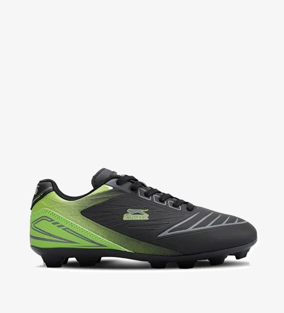 Slazenger DANGER I KR Erkek Futbol Ayakkabı Siyah / Yeşil - Görsel 1
