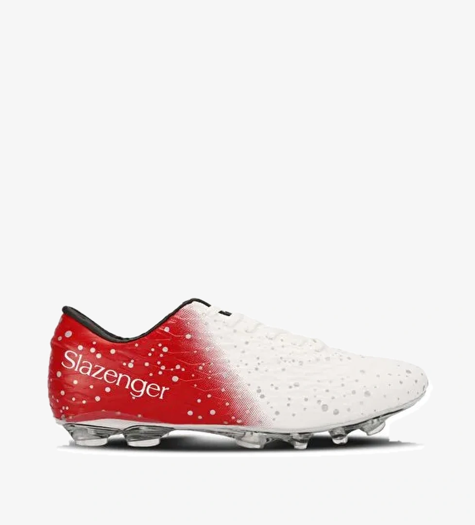 Slazenger HANIA Erkek Futbol Ayakkabı Beyaz / Kırmızı - Görsel 1