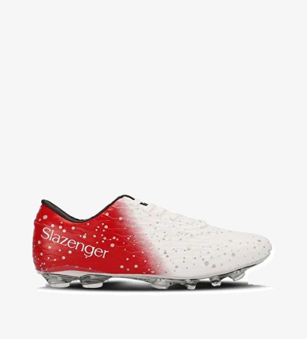 Slazenger HANIA KRP Erkek Çocuk Futbol Ayakkabı Beyaz / Kırmızı - Görsel 1