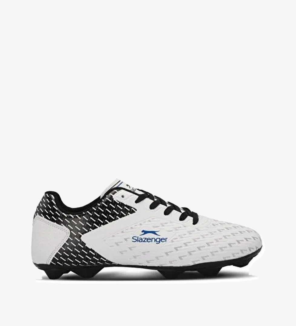 Slazenger CYCLE I KRP Unisex Çocuk Futbol Ayakkabı Beyaz / Siyah - Görsel 1