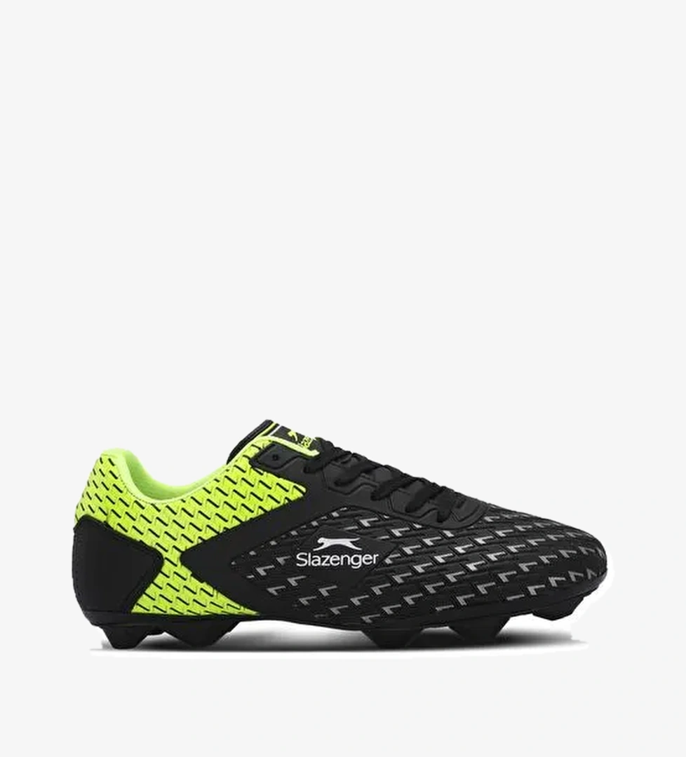 Slazenger CYCLE I KRP Unisex Çocuk Futbol Ayakkabı Siyah / Yeşil - Görsel 1