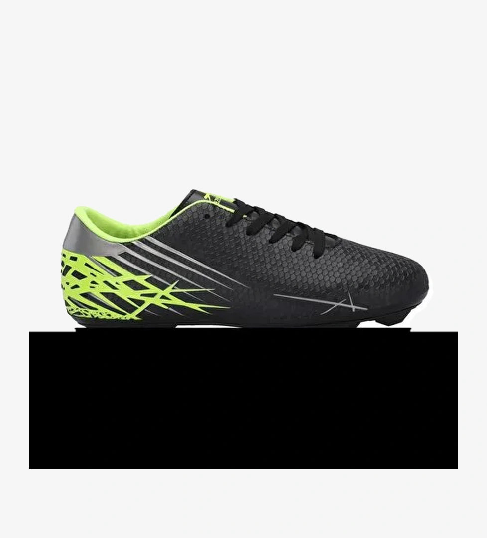 Slazenger CARLO I Unisex Çocuk Futbol Ayakkabı Siyah / Yeşil - Görsel 1